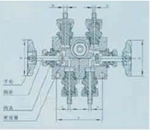 4ZHJ-16T组合液面阀 结构图