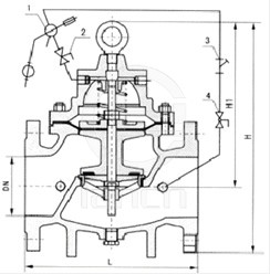 100D 定水位阀 结构图